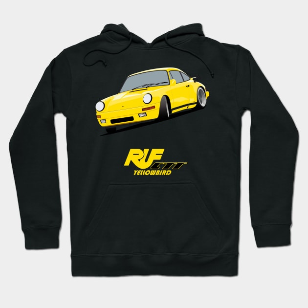 RUF CTR Yellowbird Hoodie by AutomotiveArt